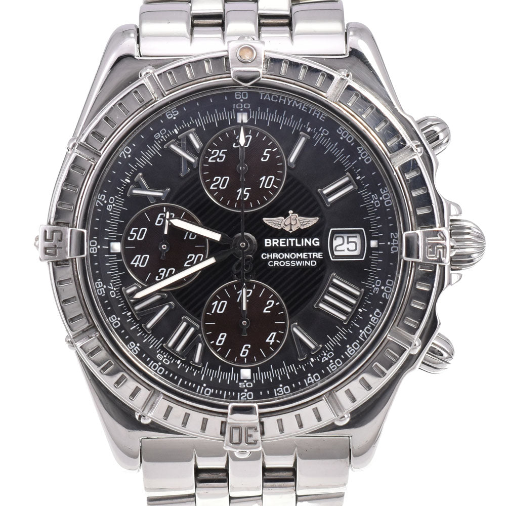 with paper BREITLING Crosswind A13355 Chronograph black Dial Automatic Men's
 Watch R#143769
