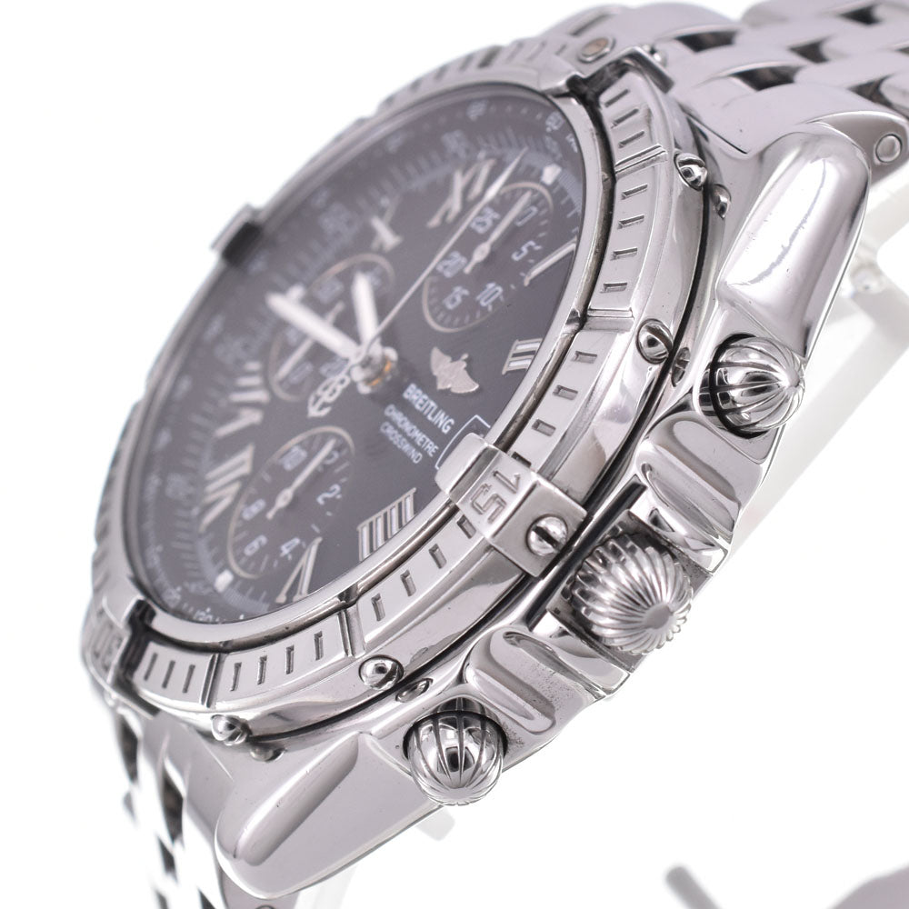 with paper BREITLING Crosswind A13355 Chronograph black Dial Automatic Men's
 Watch R#143769