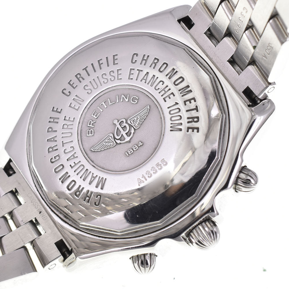 with paper BREITLING Crosswind A13355 Chronograph black Dial Automatic Men's
 Watch R#143769