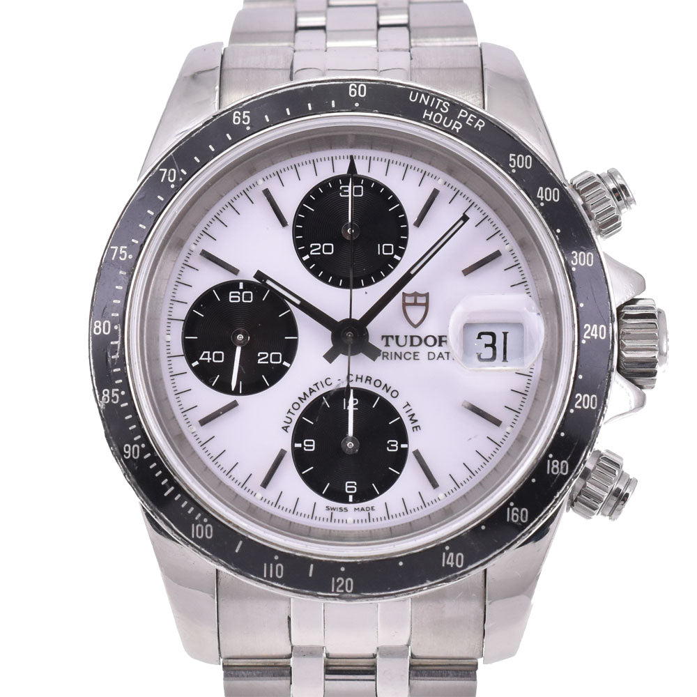TUDOR Chronotime Prince Date 79260 White / black Dial Automatic Men's
 Watch P#143774