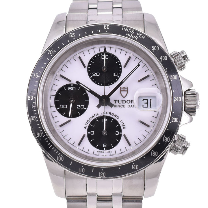 TUDOR Chronotime Prince Date 79260 White / black Dial Automatic Men's
 Watch P#143774
