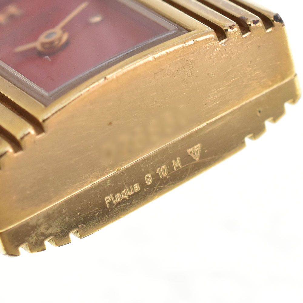 HERMES Kelly watch Gold Plated / Leather Red Dial Quartz Ladies
 Watch A#143783