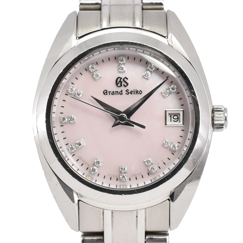 SEIKO GS Grand Seiko STGF077/4J52-0AC0 Diamond index Pink shell Dial Quartz Ladies
 Watch R#143784