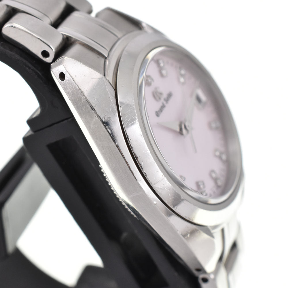 SEIKO GS Grand Seiko STGF077/4J52-0AC0 Diamond index Pink shell Dial Quartz Ladies
 Watch R#143784