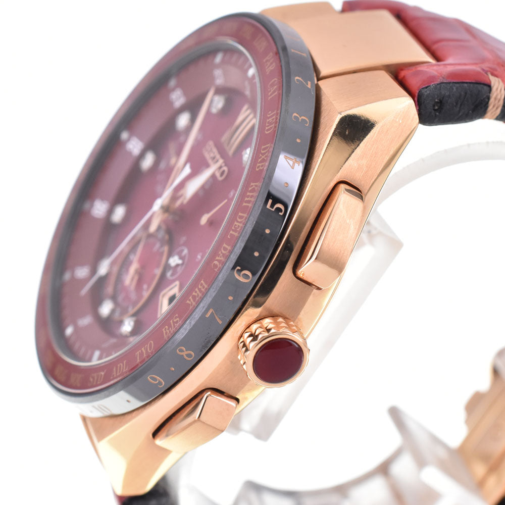 SEIKO Astron Executive Line SBXB158/8X53-0BA0 wine-red Dial GPS Solar Men's
 Watch C#143788