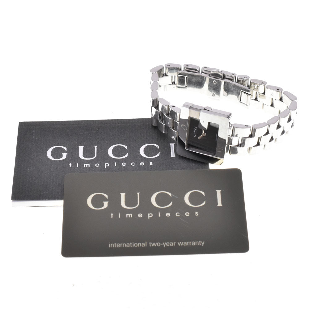 with paper GUCCI G square 3600L black Dial Quartz Ladies
 Watch A#143791