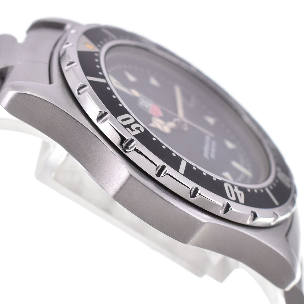 TAG HEUER 2000 Series Professional 200m 973.006F vintage Date black Dial Quartz Men's
 Watch Q#143798