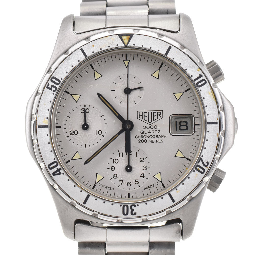 TAG HEUER 2000 272.006 Chronograph Silver Dial Quartz Men's
 Watch R#143799