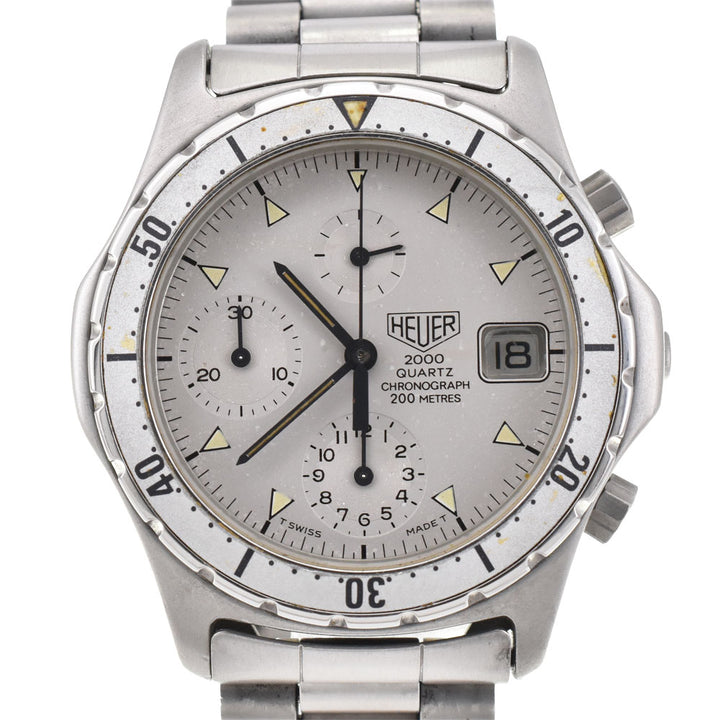 TAG HEUER 2000 272.006 Chronograph Silver Dial Quartz Men's
 Watch R#143799