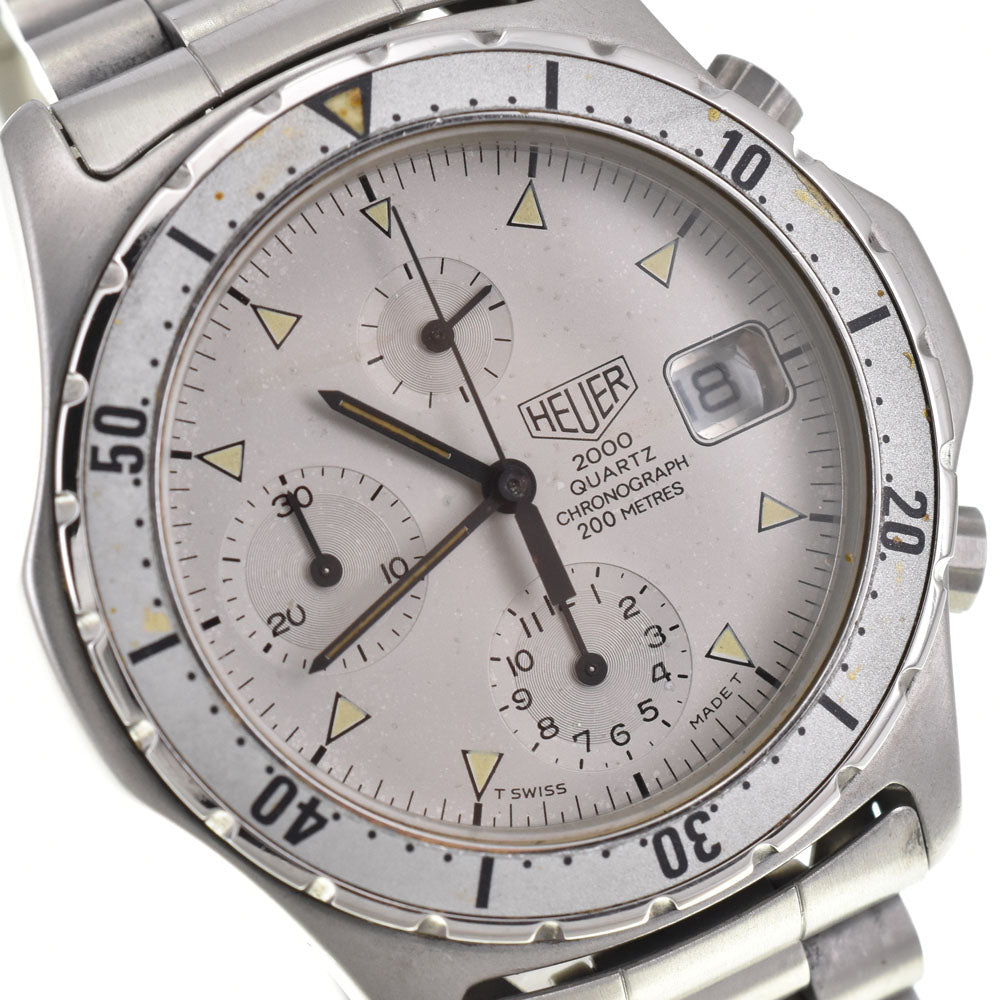 TAG HEUER 2000 272.006 Chronograph Silver Dial Quartz Men's
 Watch R#143799