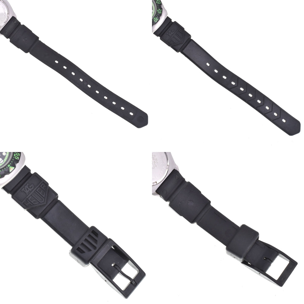 TAG HEUER Formula 1 375.508 Stainless Steel rubber Black / green Dial Quartz Ladies
 Watch Q#143802