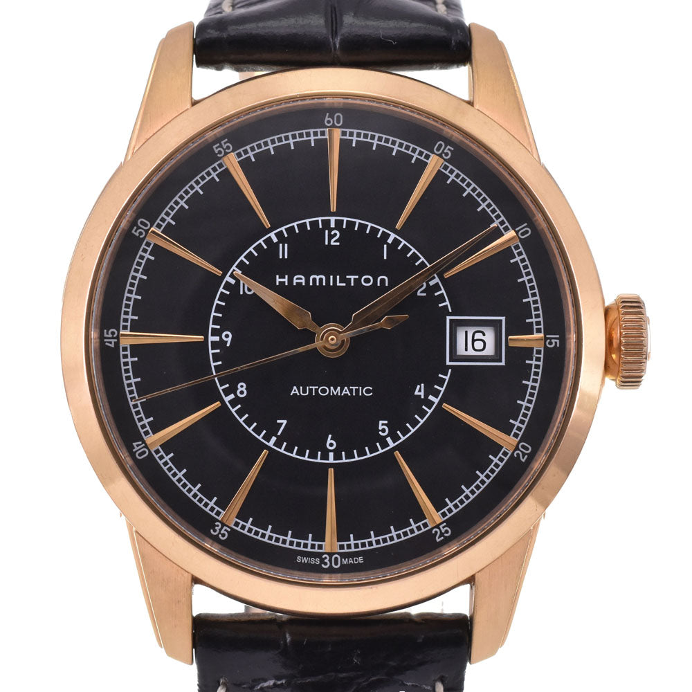 HAMILTON american classic railroad H40505731 Date black Dial Automatic Men's
 Watch P#143805