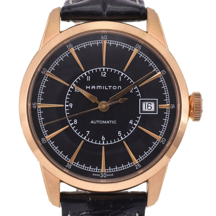 HAMILTON american classic railroad H40505731 Date black Dial Automatic Men's
 Watch P#143805