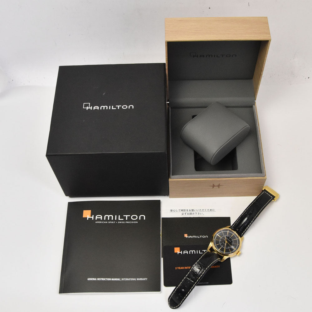 HAMILTON american classic railroad H40505731 Date black Dial Automatic Men's
 Watch P#143805