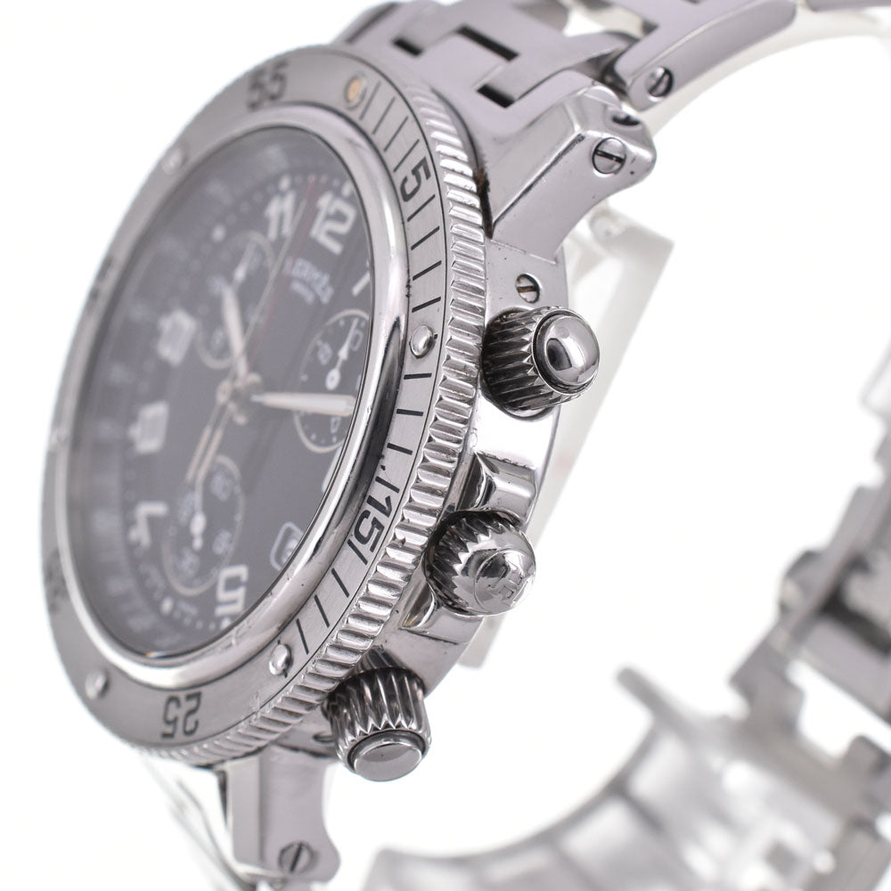 HERMES Clipper diver CL2.910 Chronograph Date black Dial Quartz Men's
 Watch A#143806