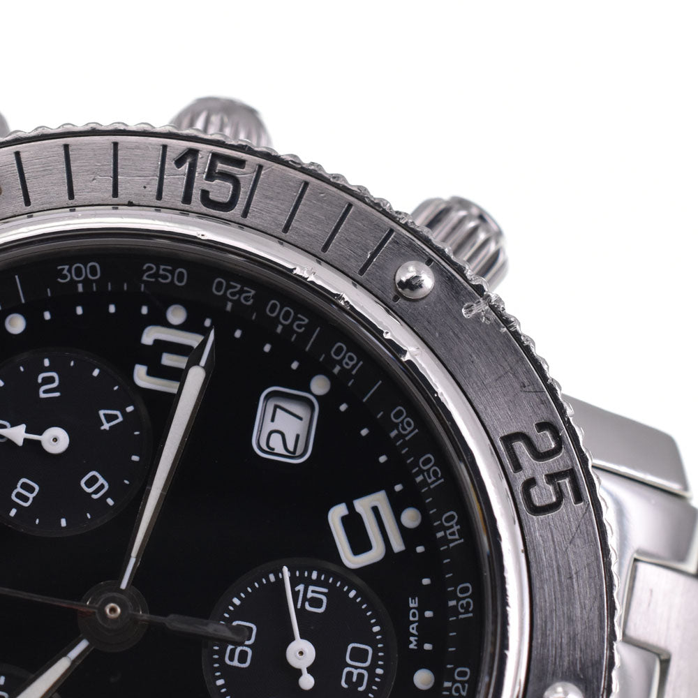 HERMES Clipper diver CL2.910 Chronograph Date black Dial Quartz Men's
 Watch A#143806