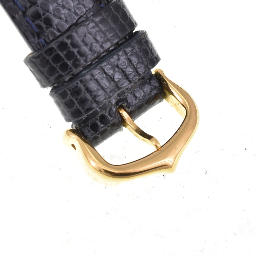 CARTIER Must Vendome LM 1.2" SV925 (Gold Plated) / Leather Ivory Dial Quartz Unisex
 Watch P#143807