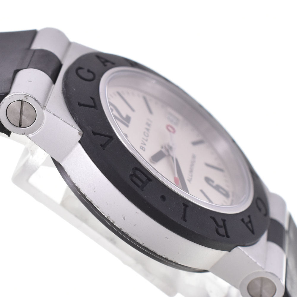 BVLGARI aluminum AL32A Date Silver Dial Quartz Unisex
 Watch P#143809