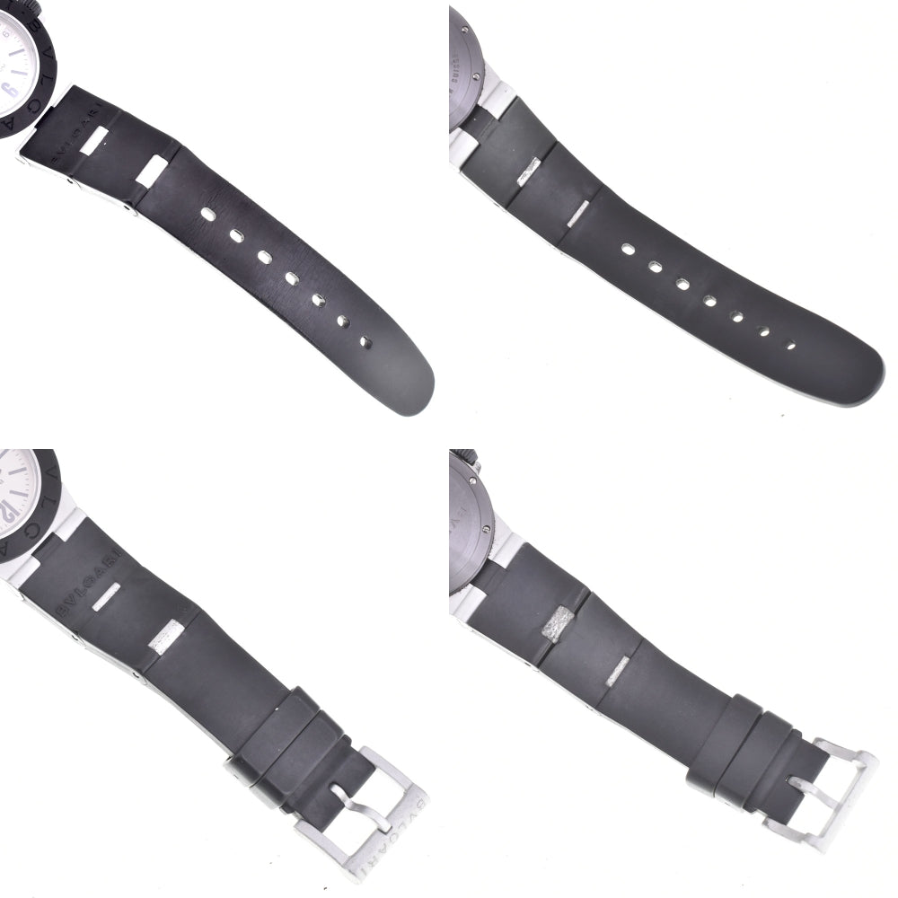 BVLGARI aluminum AL32A Date Silver Dial Quartz Unisex
 Watch P#143809