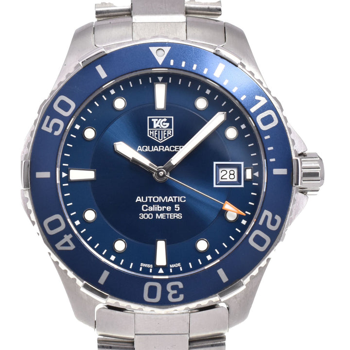 with paper TAG HEUER Aqua racer WAN2111.BA0822 Caliber 5 Date blue Dial Automatic Men's
 Watch Q#143810