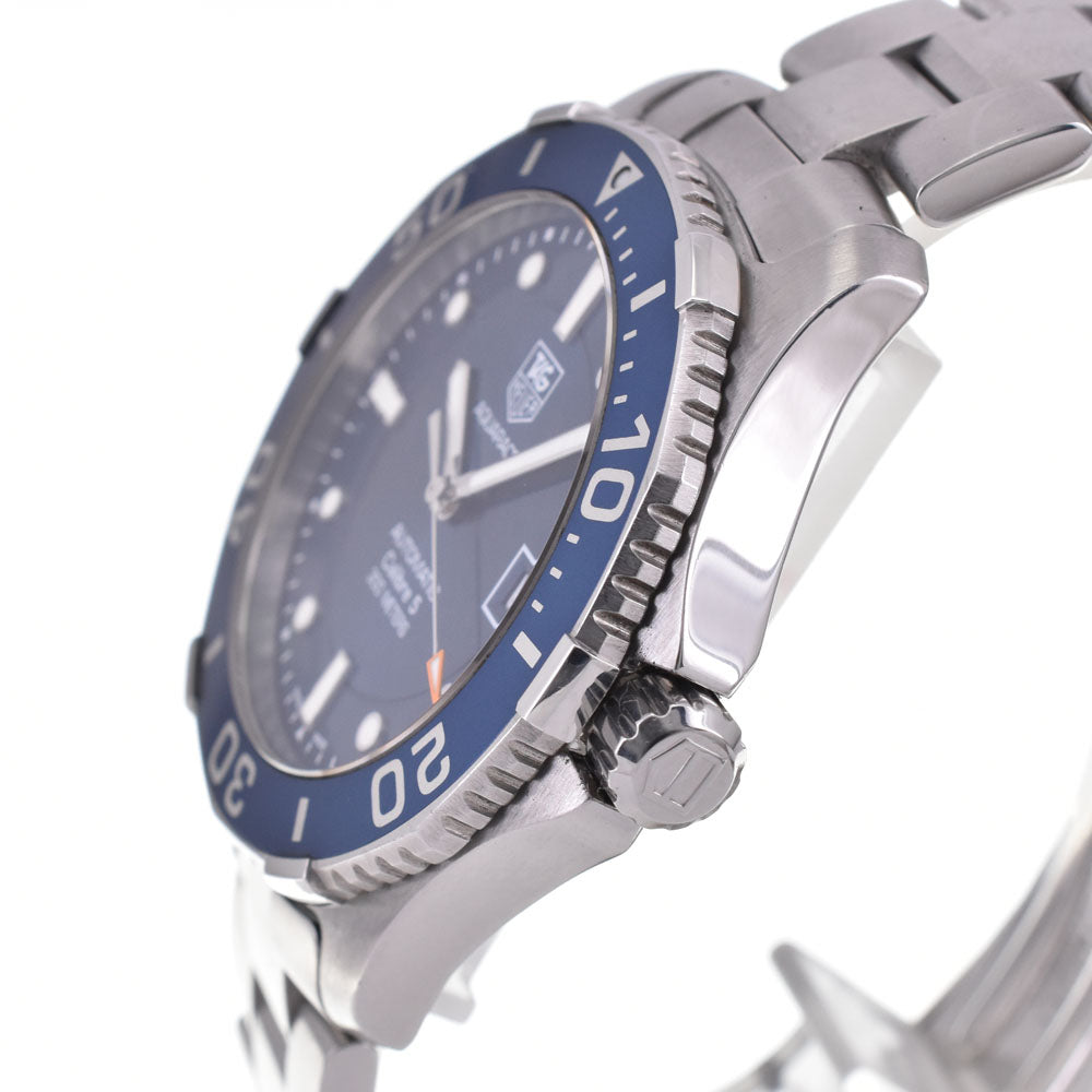 with paper TAG HEUER Aqua racer WAN2111.BA0822 Caliber 5 Date blue Dial Automatic Men's
 Watch Q#143810