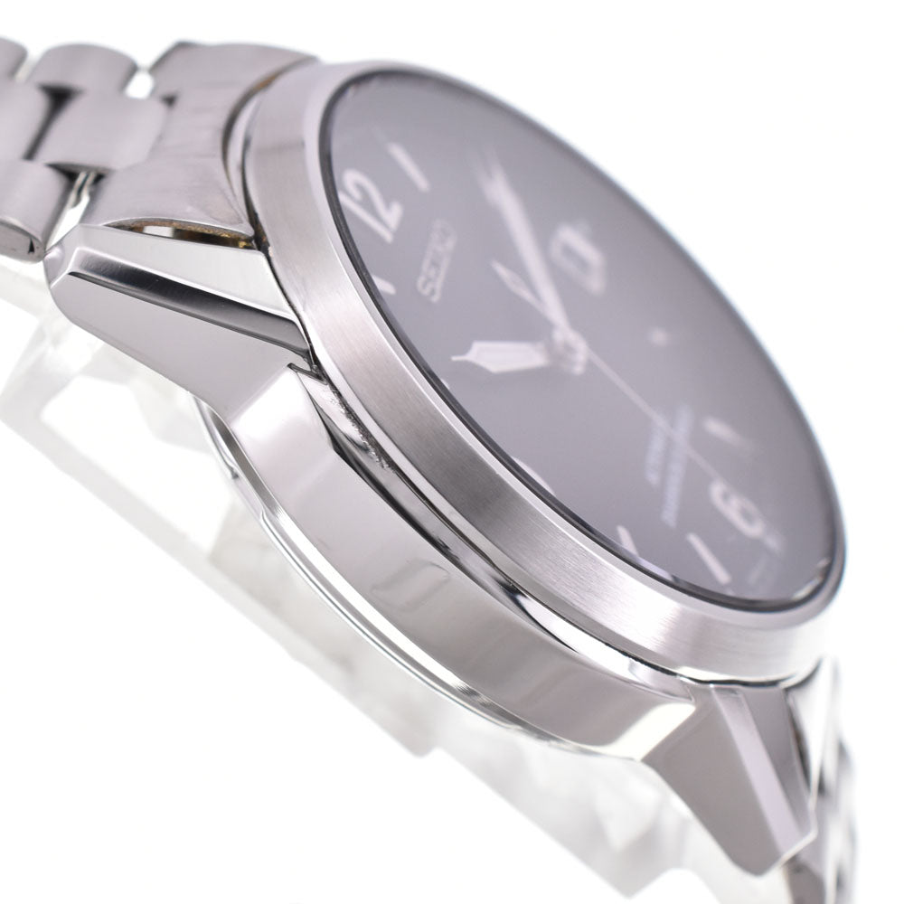 SEIKO Spirit mechanical SCVS011/6R15-00B0 see-through back black Dial Automatic Men's
 Watch R#143811