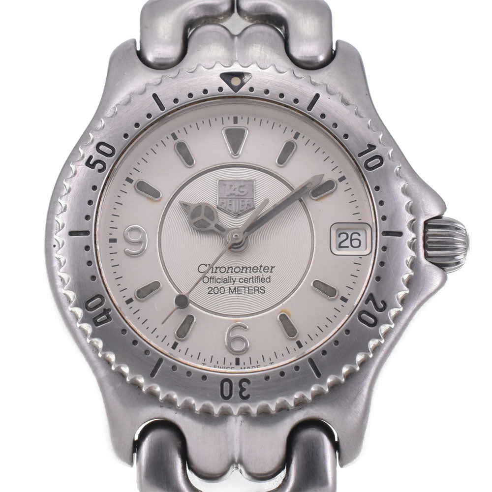 TAG HEUER S/el WG5212-P0 Date Silver Dial Automatic Boy's
 Watch A#143814