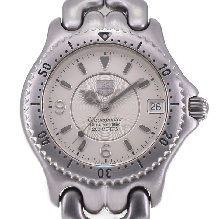 TAG HEUER S/el WG5212-P0 Date Silver Dial Automatic Boy's
 Watch A#143814