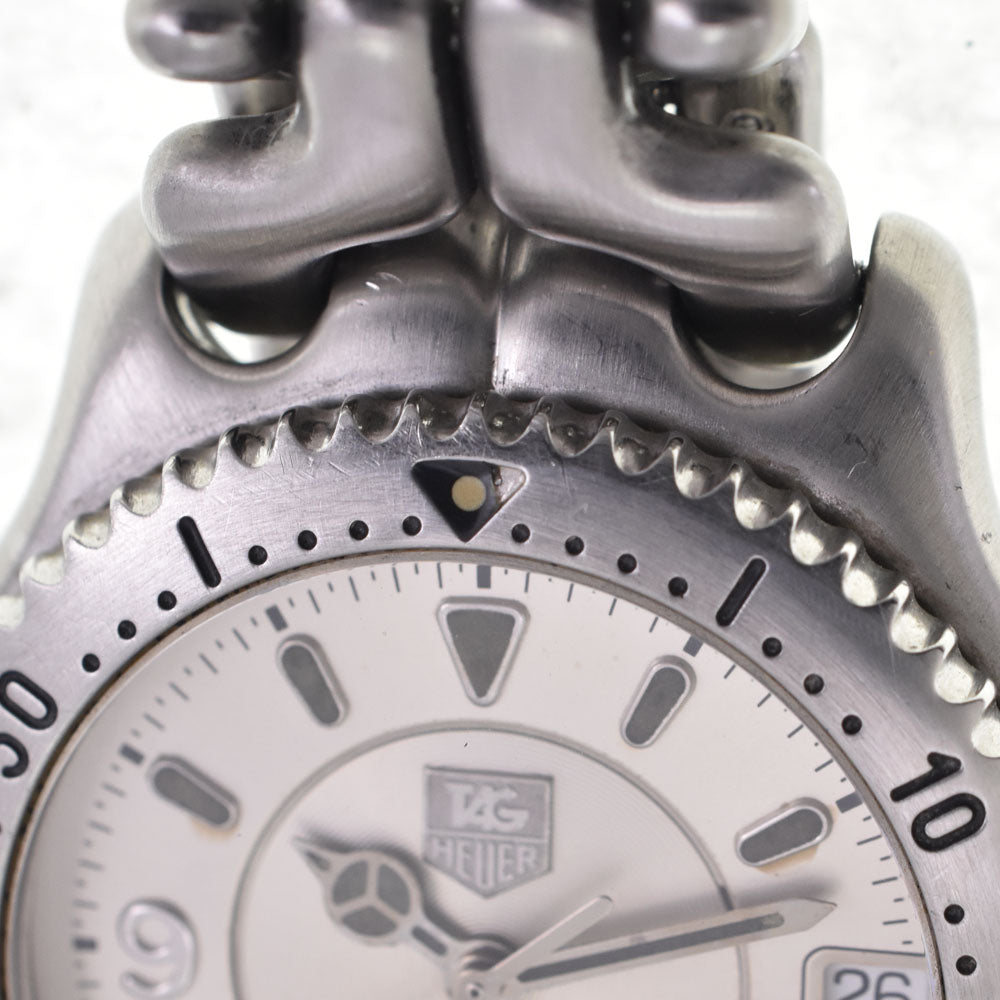 TAG HEUER S/el WG5212-P0 Date Silver Dial Automatic Boy's
 Watch A#143814