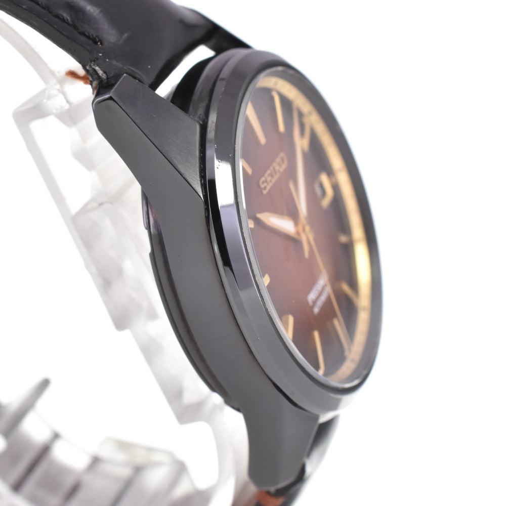 with paper SEIKO Presage SARX101 Commemorating the succession of the 13th generation Ichikawa Danjuro persimmon color Dial Automatic Men's
 Watch P#143815