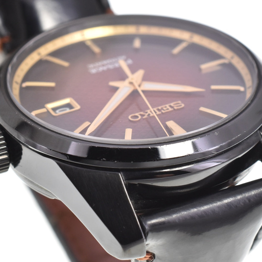 with paper SEIKO Presage SARX101 Ichikawa Danjuro persimmon color Dial Automatic Men's
 Watch P#143815