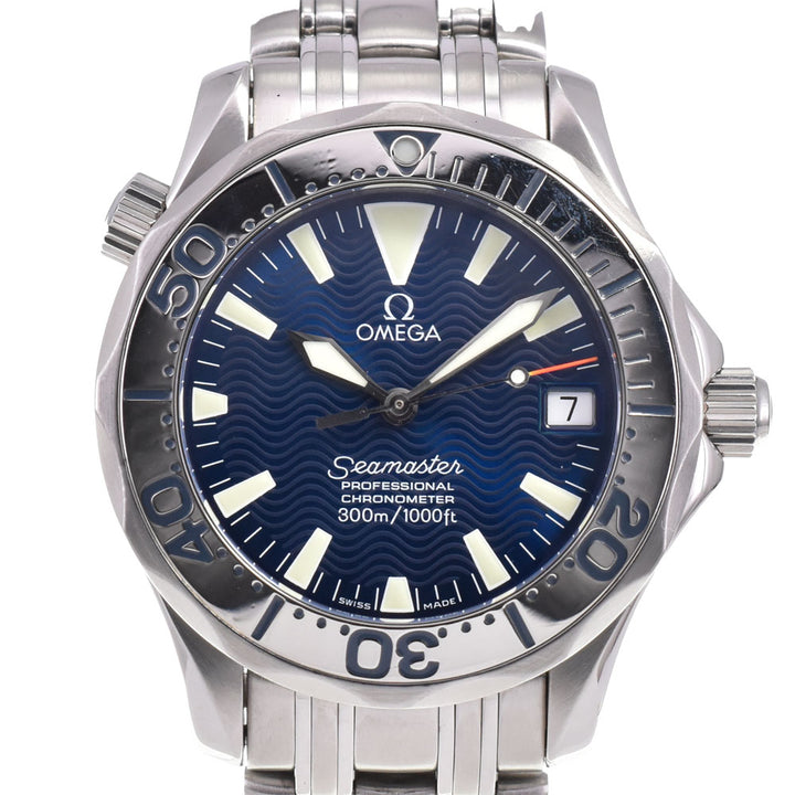OMEGA Seamaster Professional 300M 2253.80 Date blue Dial Automatic Boy's
 Watch R#143818
