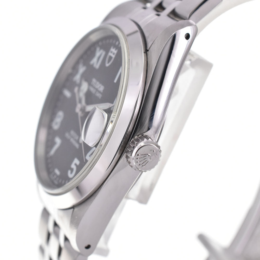 with paper TUDOR Prince Date 74000 Unique Dial Date black Dial Automatic Men's
 Watch A#143821