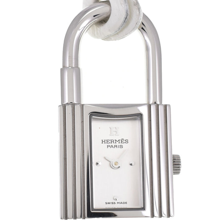 HERMES Kelly Clochette Pendant Pocket Watch KE1.210 Silver Dial Quartz Ladies
 Pocket watch A#143822