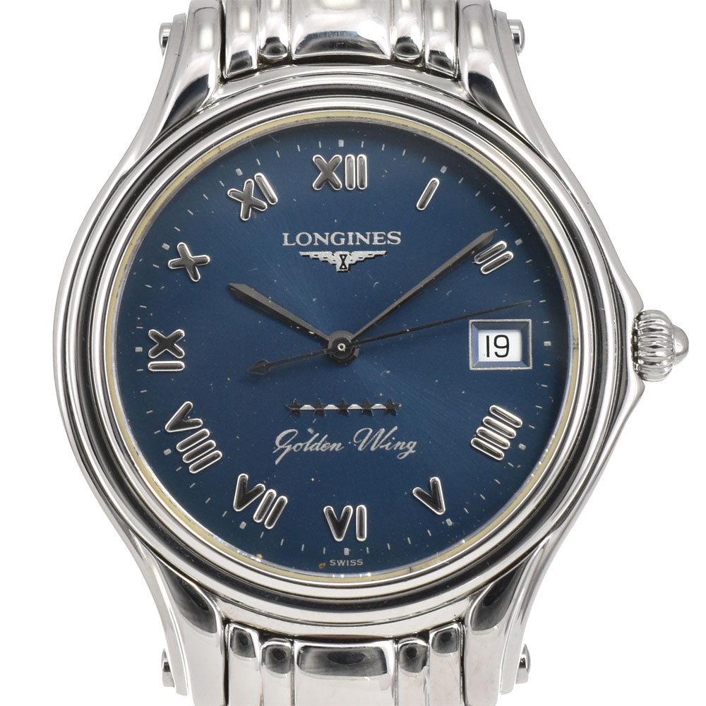 LONGINES Golden Wing 5 Star L3.606.4 Date Navy Dial Quartz Men's
 Watch R#143826