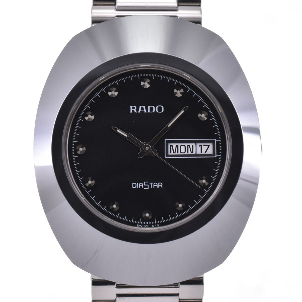 with paper RADO Diastar 114.0391.3/R12391153 Day-Date with superhard case black Dial Quartz Men's
 Watch R#143827