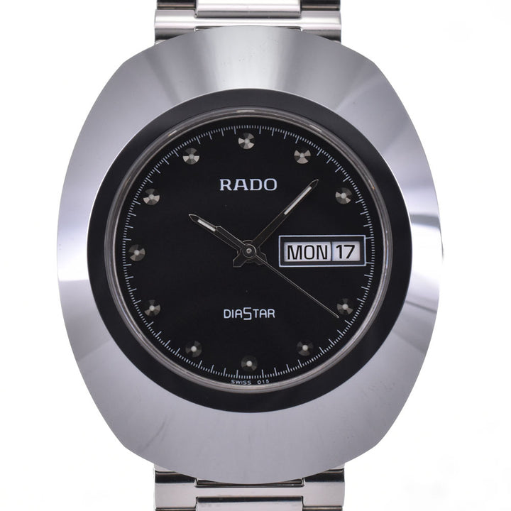with paper RADO Diastar 114.0391.3/R12391153 Day-Date with superhard case black Dial Quartz Men's
 Watch R#143827