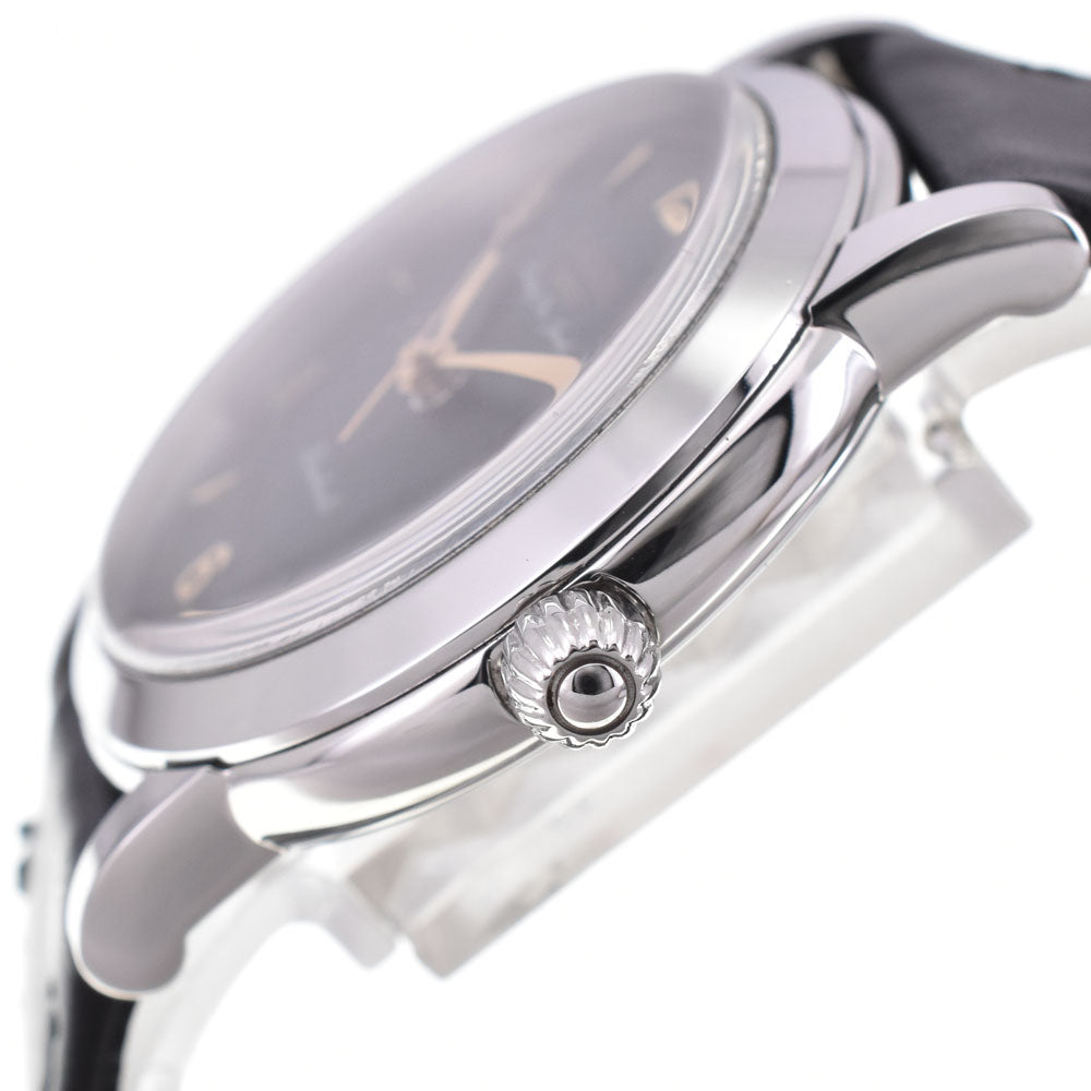 SEIKO Laurel 4S24-0060 see-through back black Dial Hand Winding Men's
 Watch R#143832