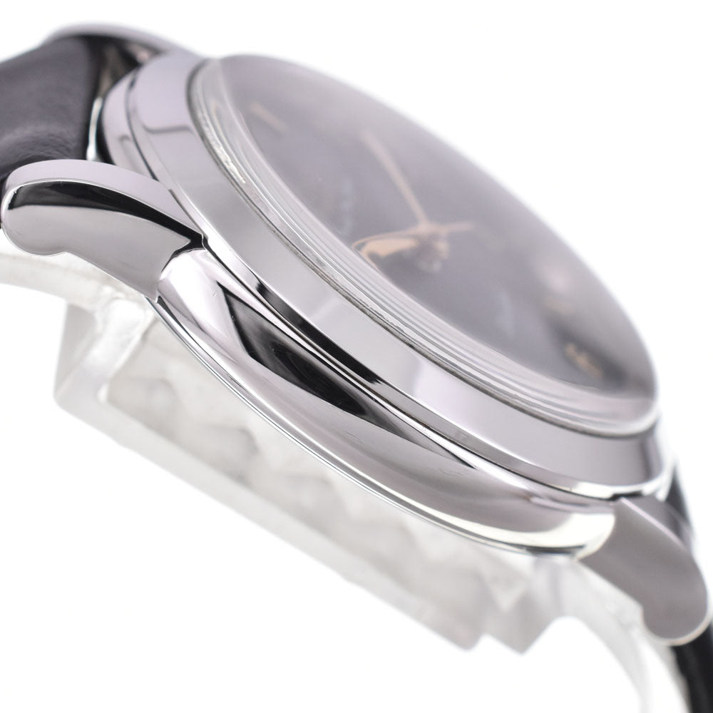 SEIKO Laurel 4S24-0060 see-through back black Dial Hand Winding Men's
 Watch R#143832