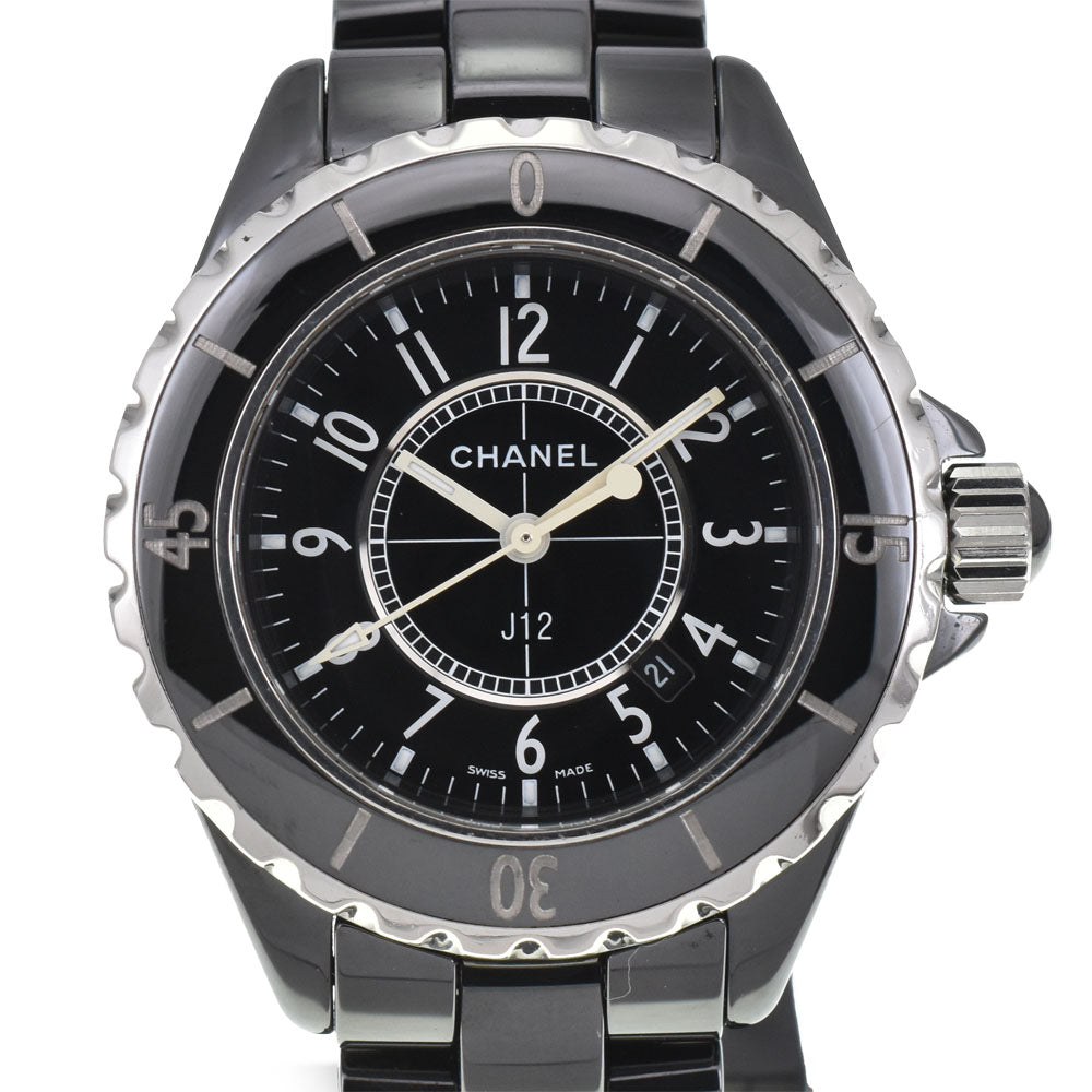 CHANEL J12 H0682 Black ceramic black Dial Quartz Ladies
 Watch R#143838