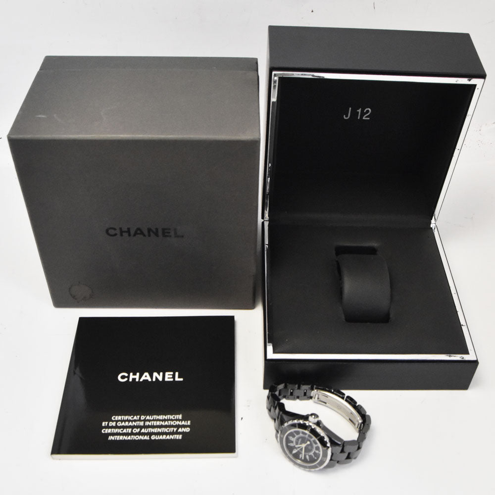 CHANEL J12 H0682 Black ceramic black Dial Quartz Ladies
 Watch R#143838