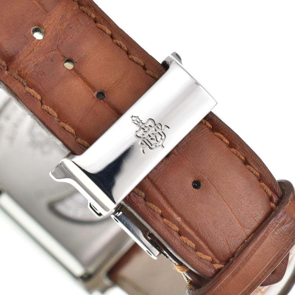 CUERVO Y SOBRINOS Prominente 1124 Dual time Ivory Dial Automatic Men's
 Watch R#143840