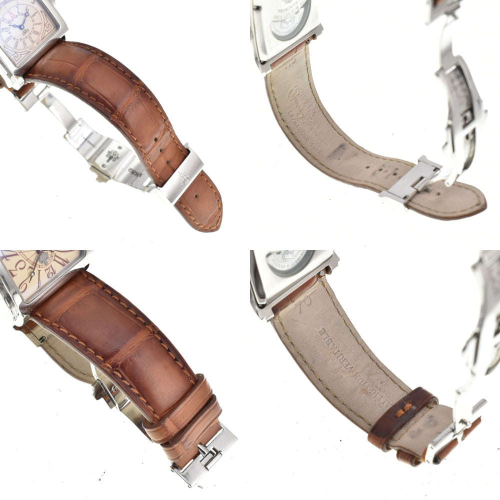 CUERVO Y SOBRINOS Prominente 1124 Dual time Ivory Dial Automatic Men's
 Watch R#143840