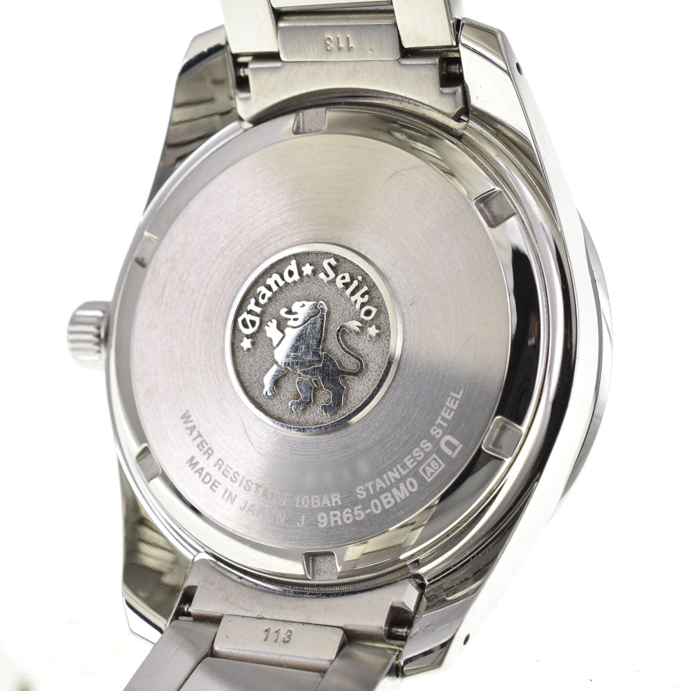 SEIKO Grand Seiko SBGA301/9R65-0BM0 Power reserve date black Dial Spring drive Men's
 Watch R#143844