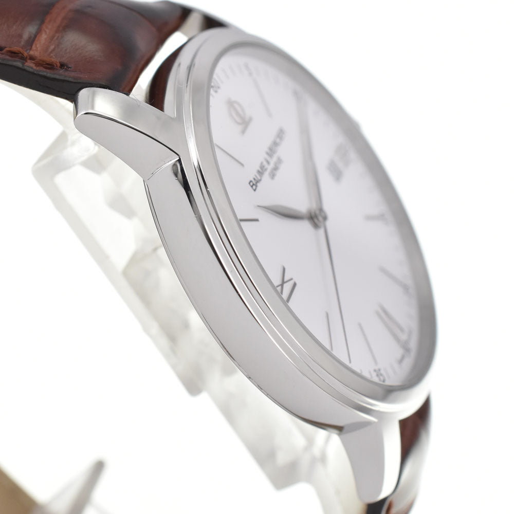 with paper Baume & Mercier Classima 65553 Date white Dial Quartz Men's
 Watch R#143848