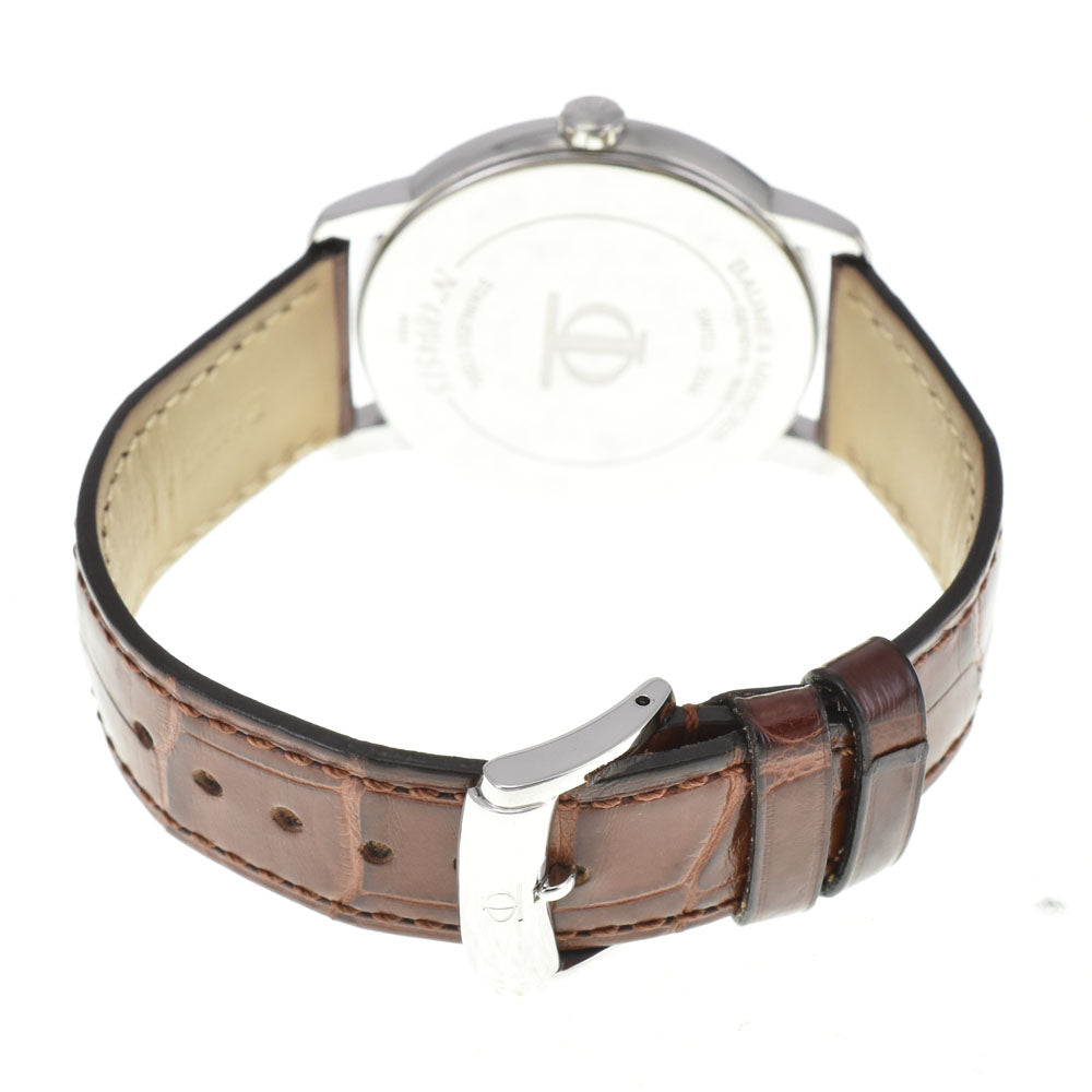 with paper Baume & Mercier Classima 65553 Date white Dial Quartz Men's
 Watch R#143848