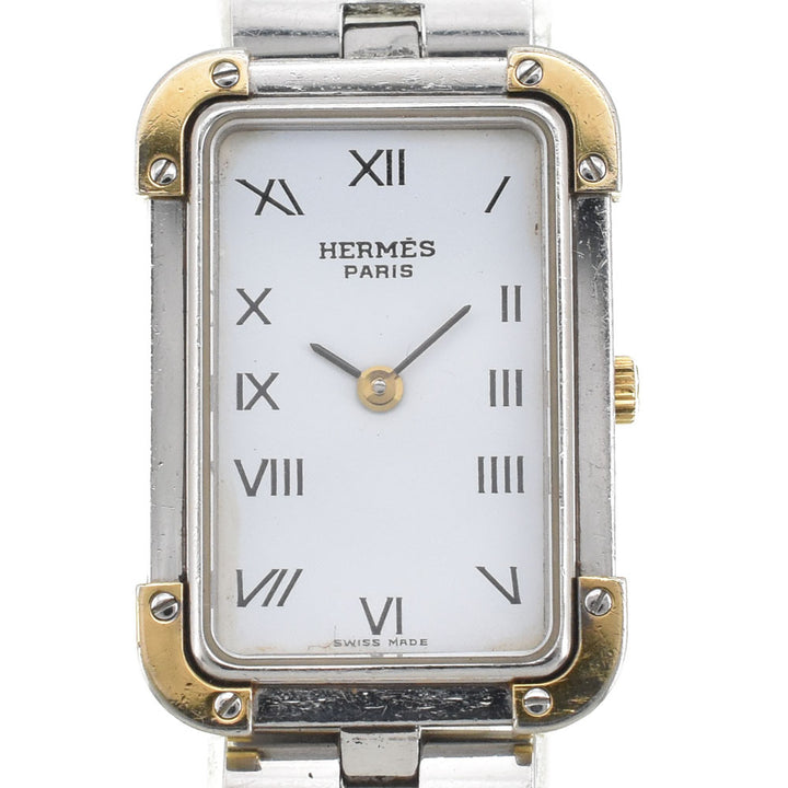 HERMES Clojure vintage white Dial Quartz Ladies
 Watch R#143849