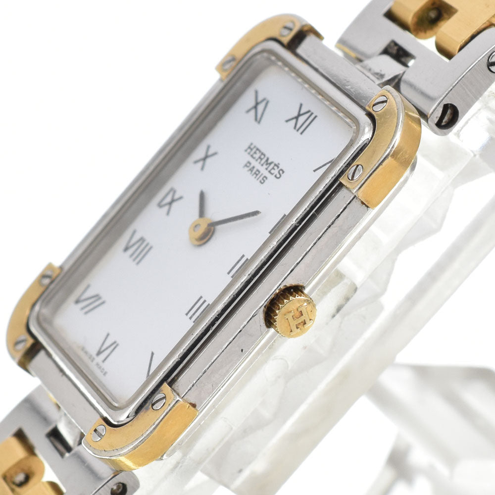 HERMES Clojure vintage white Dial Quartz Ladies
 Watch R#143849