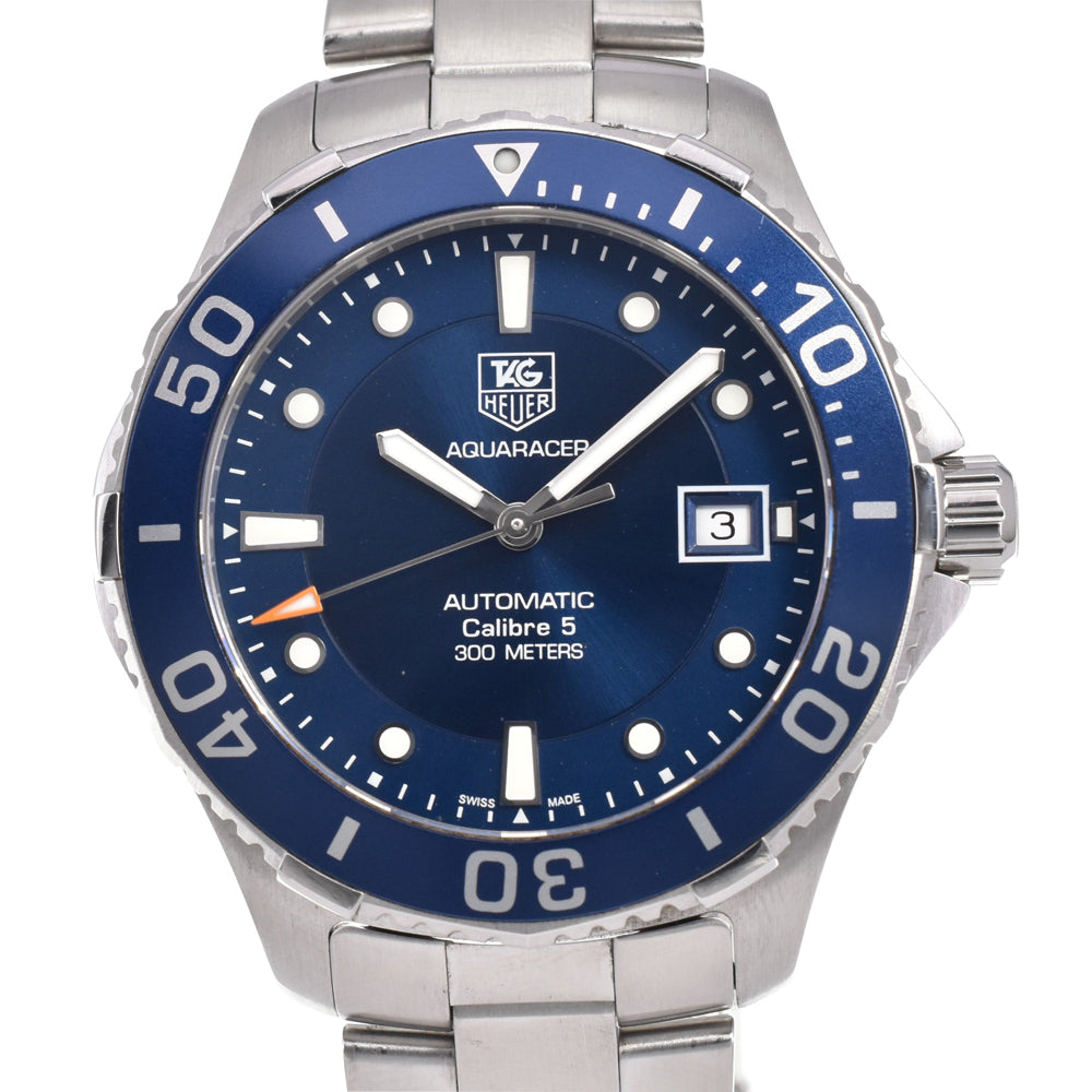 with paper TAG HEUER Aqua racer WAN2111.BA0822 Caliber 5 Date blue Dial Automatic Men's
 Watch A#143851