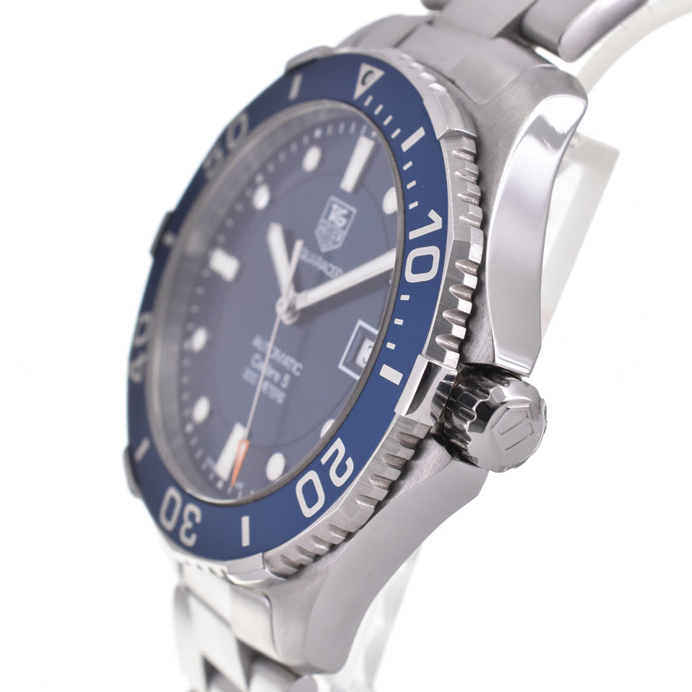 with paper TAG HEUER Aqua racer WAN2111.BA0822 Caliber 5 Date blue Dial Automatic Men's
 Watch A#143851